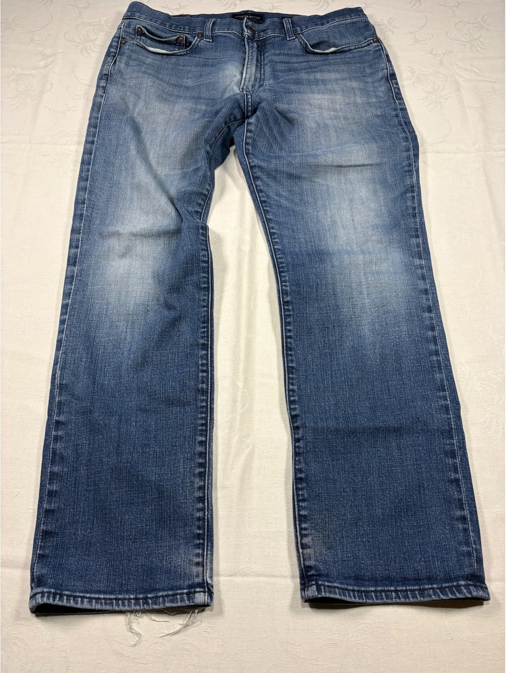 Mens Lucky Brand 121 Slim Straight Fit Jeans Medium Wash Size 34x30